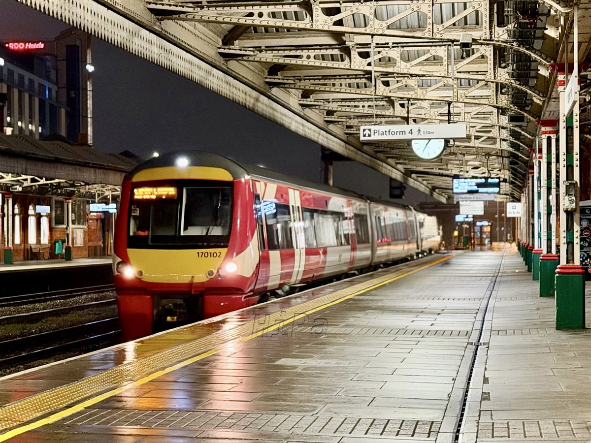 HiPa125's tweet image. CrossCountry #Class170 Turbostar - Nottingham