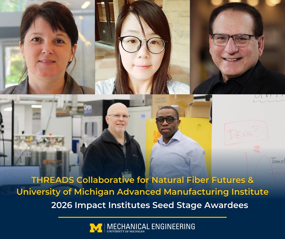 University of Michigan Mechanical Engineering tweet media