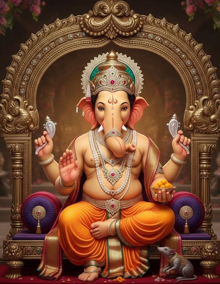 विघ्नहर्ता श्री गणेश आपके मार्ग के सभी विघ्नों को दूर करें गणपति बप्पा मोरया