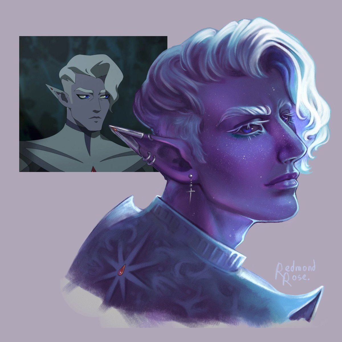 Essek Thelyss 💜 #TheMightyNein #EssekThelyss #CriticalRole #dndart
