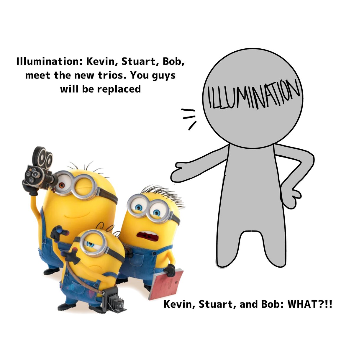 sleepycat375's tweet photo. I'm not excited...
#despicableme #minions #minionfanart #minionkevin #minionstuart #minionbob https://t.co/RKy0XpPisI