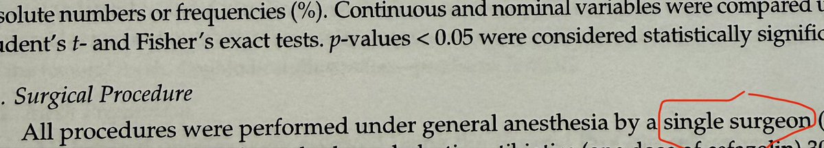 rbarbosa91's tweet photo. This paper describes a series of operations all done by single surgeon, and it has 6 authors. https://t.co/1qzEWjt8As