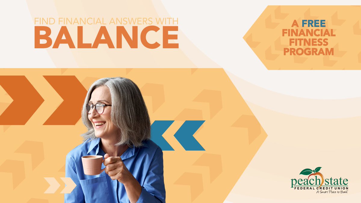 PeachStateFCU's tweet image. Free tools, real support! 💡📱Peach State members can access Balance Financial Fitness to learn, grow, and stay confident with their finances📚 at no cost. Check out the 🔗 in our bio to learn more. #FinancialSupport