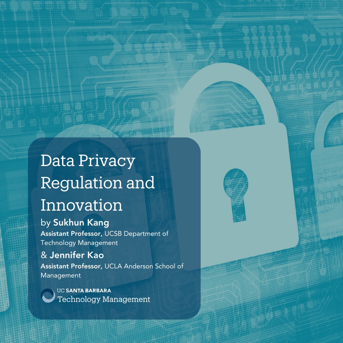 ucsbtm's tweet photo. Featured in @NPR: Assistant Professor @SukhunKang and UCLA's @jenn_kao co-authored study on the effects of Europe's data privacy laws on clinical trials🔒🔬

Read the full article here: https://t.co/5NIlsZkoV3 https://t.co/jPEuwlcXaA