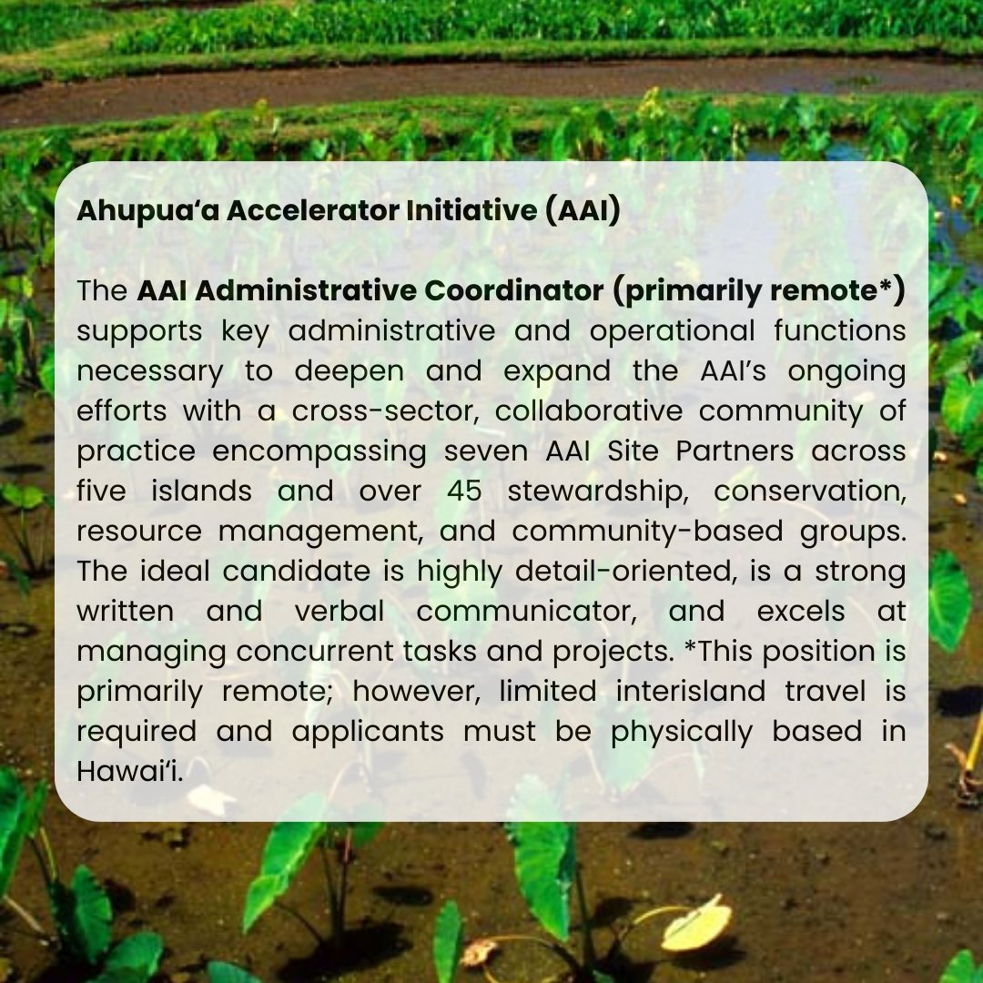 Hawai'i Conservation Alliance & Foundation tweet media