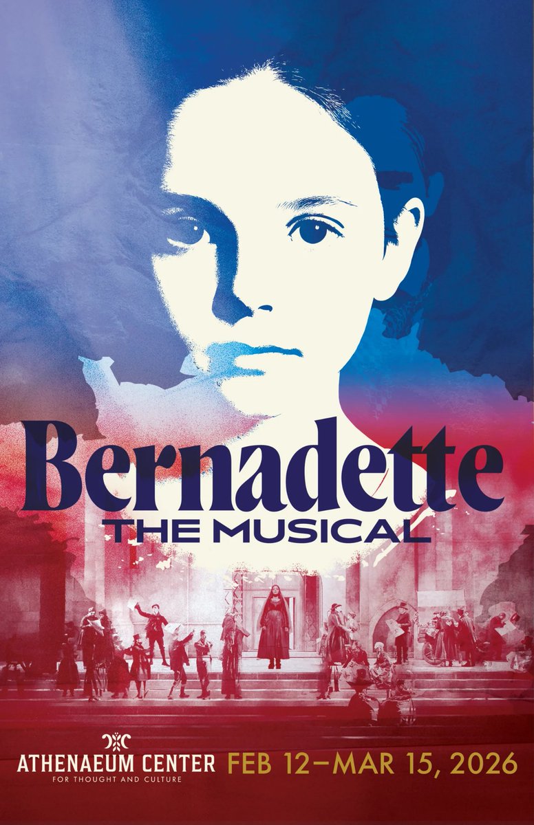 Attending upcoming preview for 
"Bernadette the Musical" Premier 
athenaeumcenter.org/events/2026/be…