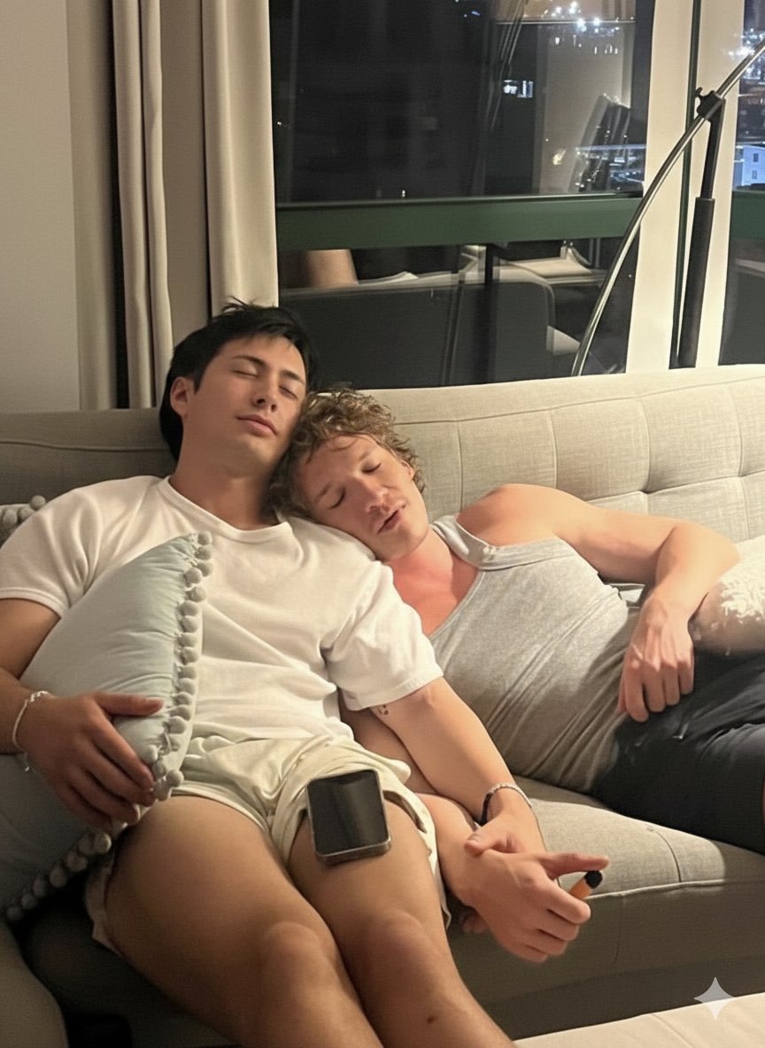 R0ZAN0VS's tweet photo. i assumed this was taken on set between the takes or after a long day of filming but nope, they were just cuddling at hudson's apartment. okay. https://t.co/5eiHdw230A
