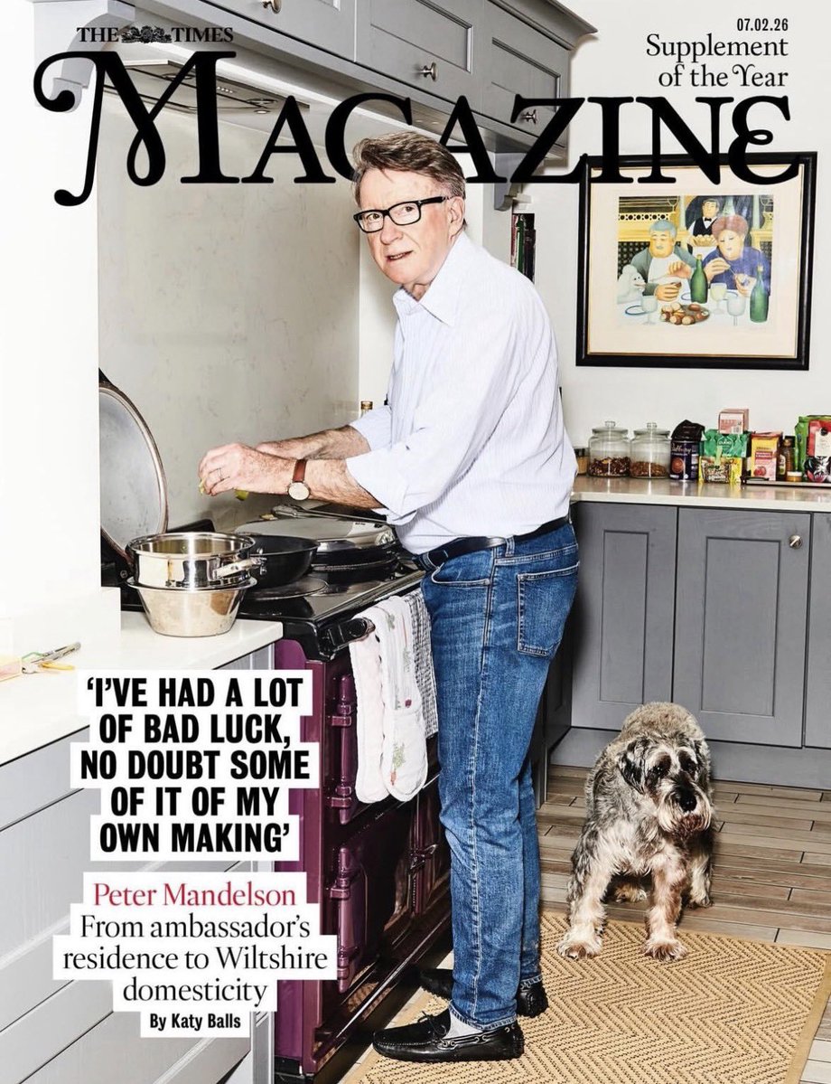 GBPolitcs's tweet image. 🚨NEW: The Times has conducted an exclusive "friendly" interview with Peter Mandelson, scheduled for release tomorrow

In the interview, Mandelson states that he was manipulated by Jeffrey Epstein