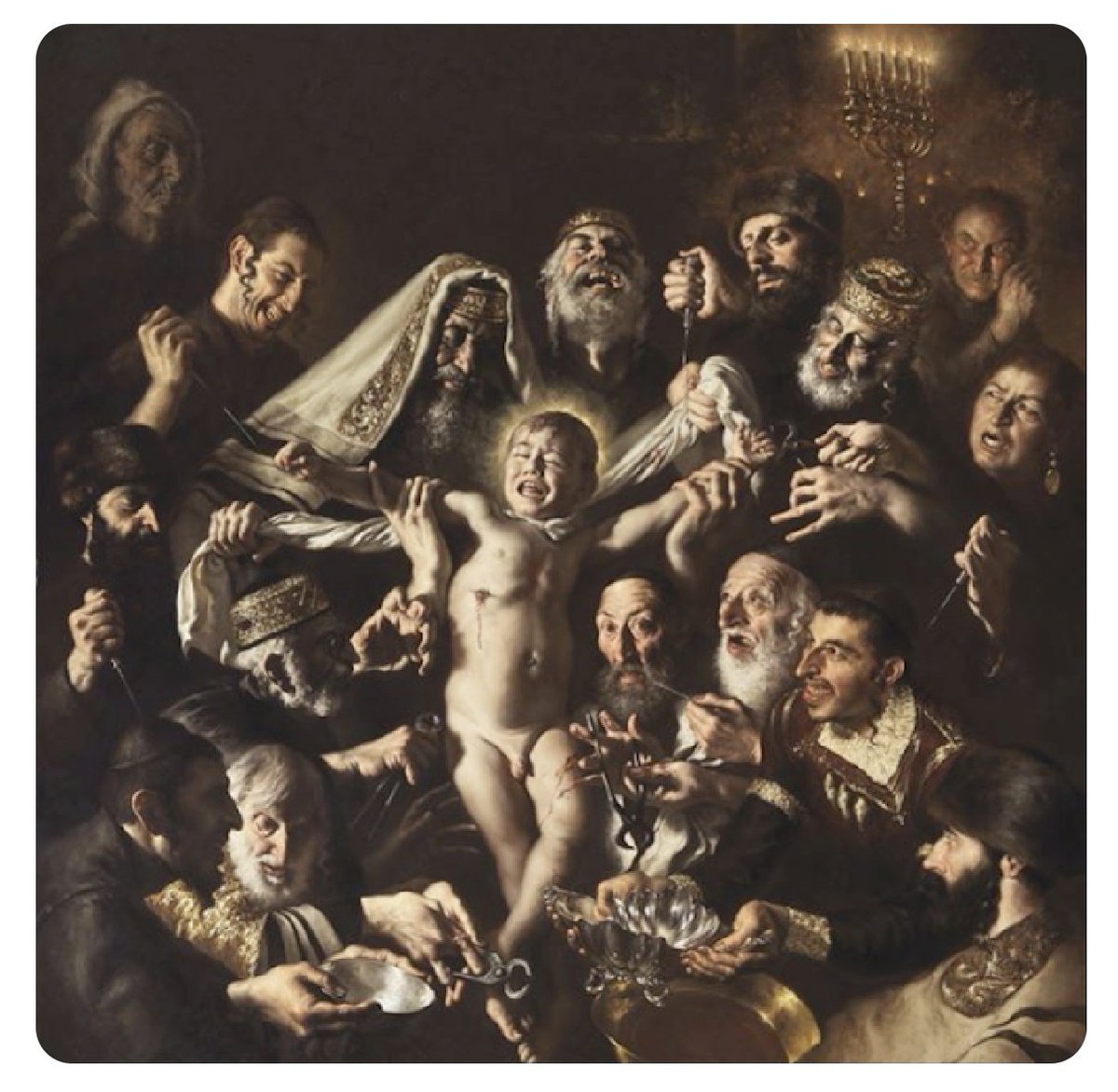 No cierres los ojos y admira la naturaleza de los judíos.
Ellos son hijos del demonio.