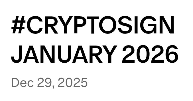 numbersmeansome's tweet photo. #CRYPTOSIGN doesn't whisper suggestions.
It drops commands.
The disciplined trader listens and acts.
The emotional one argues and loses.
Which path are you on? https://t.co/luWdRKMw01