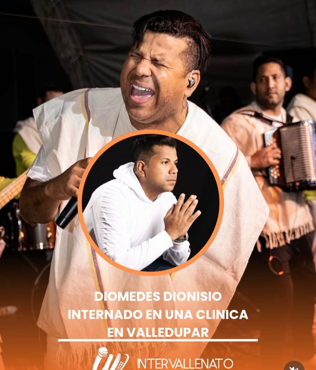El cantante <a href="/diomedesdionisi/">Diomedes Dionisio Diaz</a> fue internado en la noche del jueves en la UCI de la clínica Simón Bolívar de Valledupar, al sufrir una descompensación. intervallenato.com/inicio/interna…
