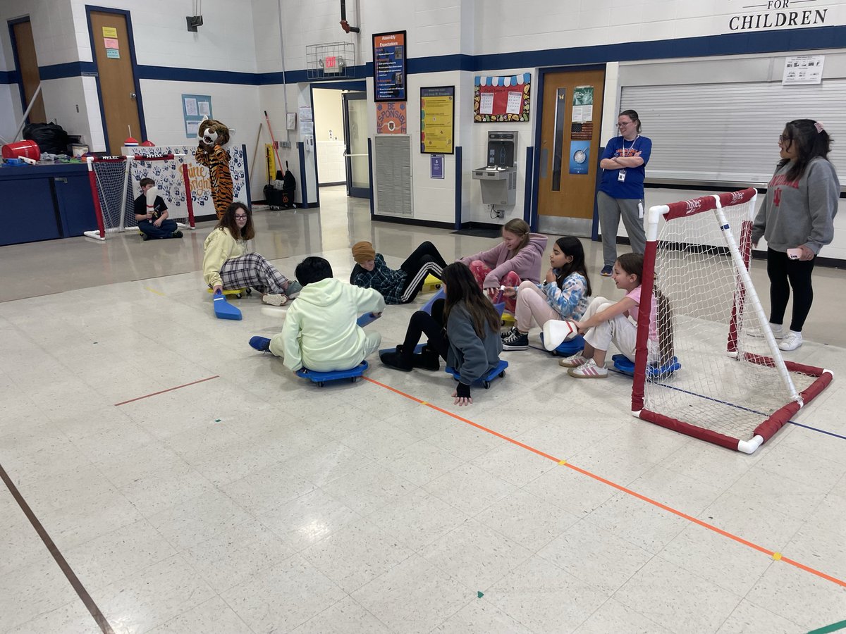 BirchcrestTiger's tweet photo. 5th grade attendance award party! Winter Olympic theme! #bctigers #bpsne https://t.co/zACFAa5LgR