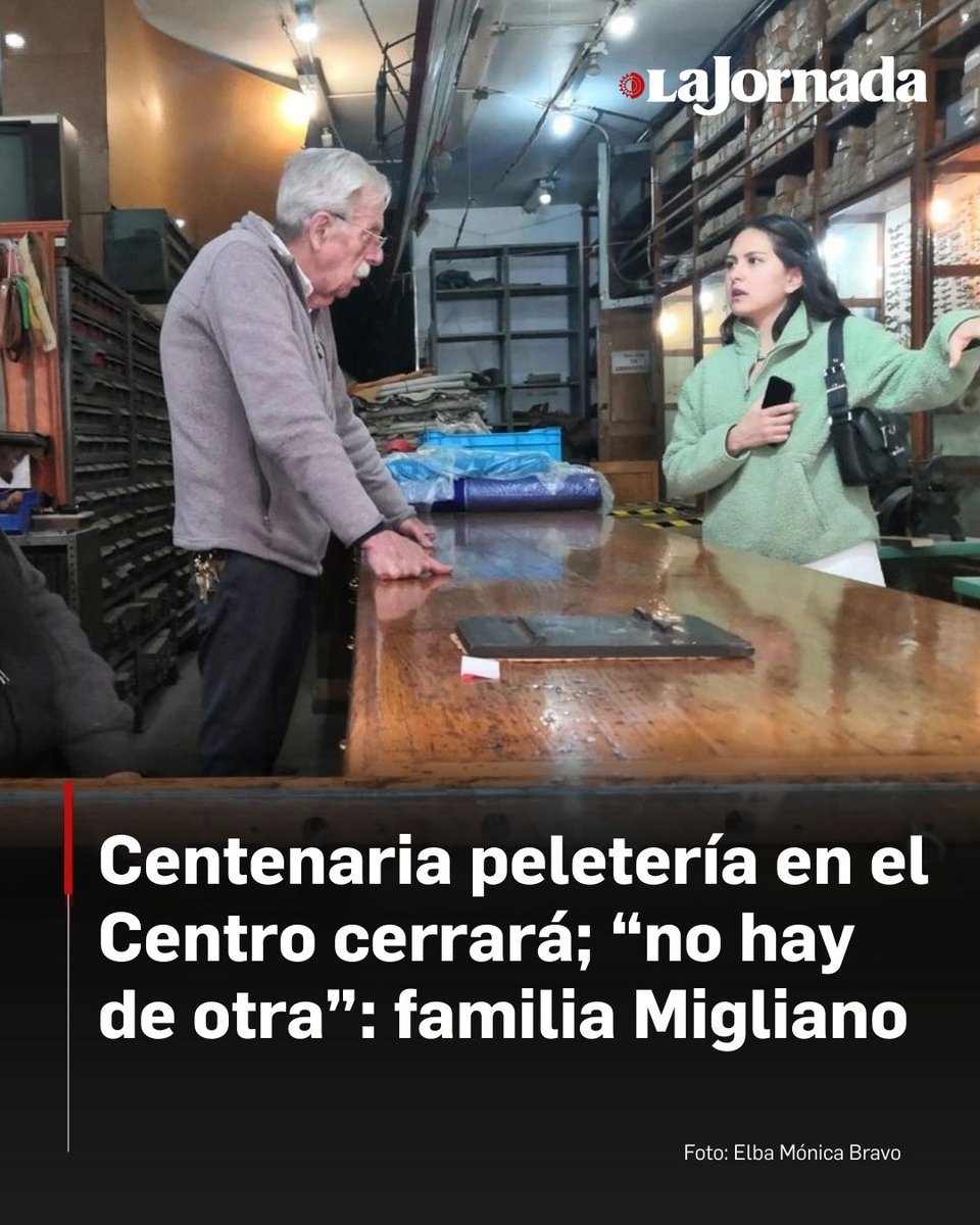 😥 Centenaria peletería en el Centro cerrará; “no hay de otra”, lamenta la familia Migliano

A la ciudad la han acabado, dice.

Los hermanos Alberto Luis (en primer plano) y Eugenio Migliano atienden a los clientes de lunes a sábado en la peletería ubicada en el Centro Histórico,