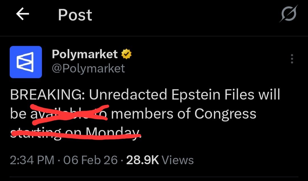 <a href="/Polymarket/">Polymarket</a> Bet on it.