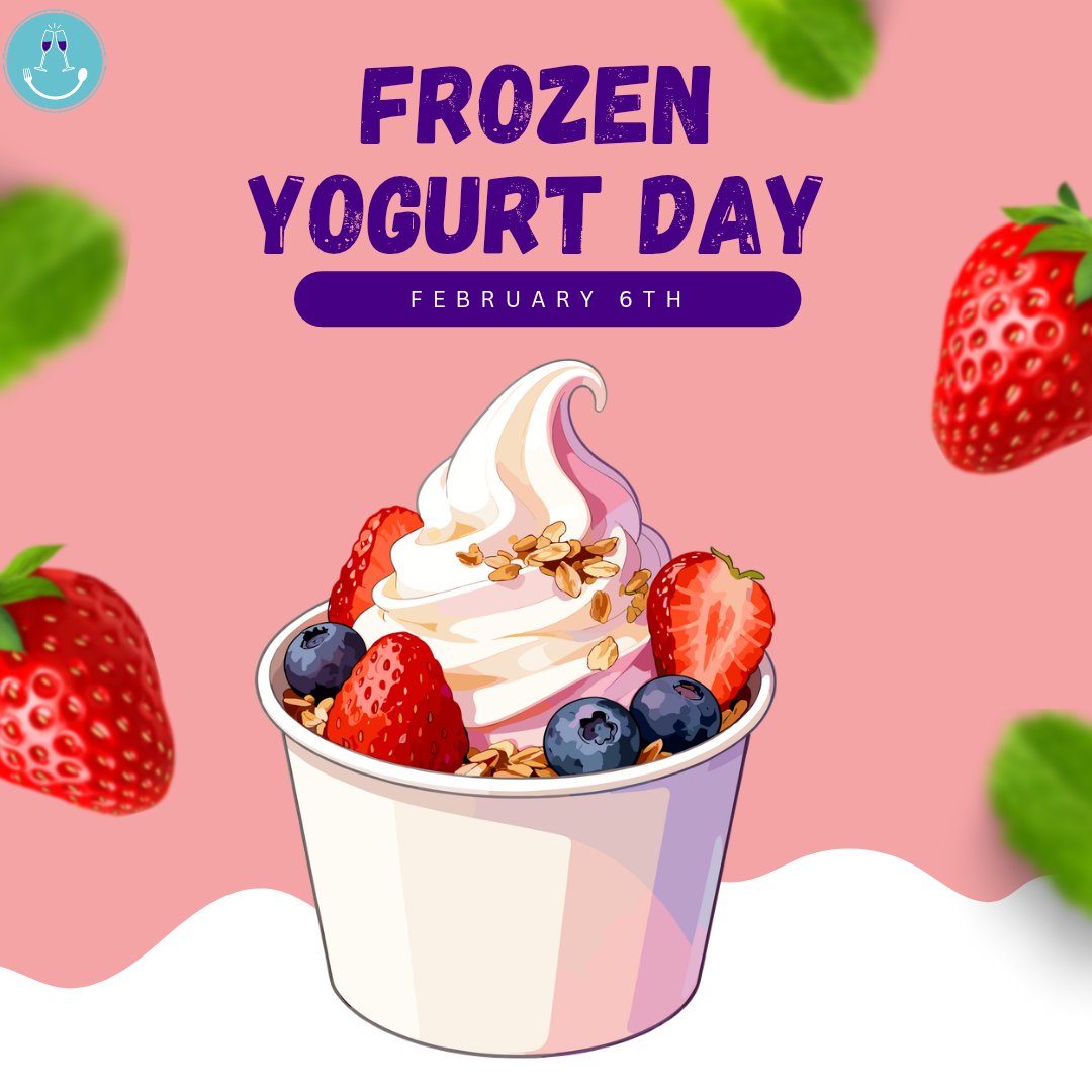 holidaylicious_'s tweet photo. Happy Frozen Yogurt Day! Enjoy a swirl of sweetness with us today 🍦❤️ 
#FrozenYogurtDay #FroyoFans #DessertLovers #YogurtSwirl #FoodPromotion #SpecialDay #FoodieCommunity #SweetDeals #EatLocal #FoodLove https://t.co/WWNGTJQweZ