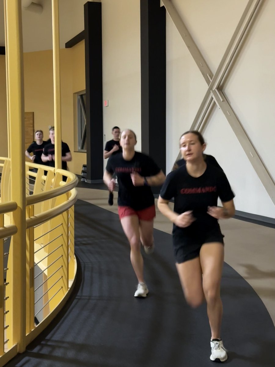 AppRotc's tweet photo. App ROTC Training- 2/5. The Cadet Battalion trained in the Varsity Gym; the Appalachian Commando Club conducted its fitness test. The afternoon Lab consisted of Cold Weather training for the underclassmen and the Standard Operating Procedure (SOP) class for the Juniors. https://t.co/3qtApJhKqt