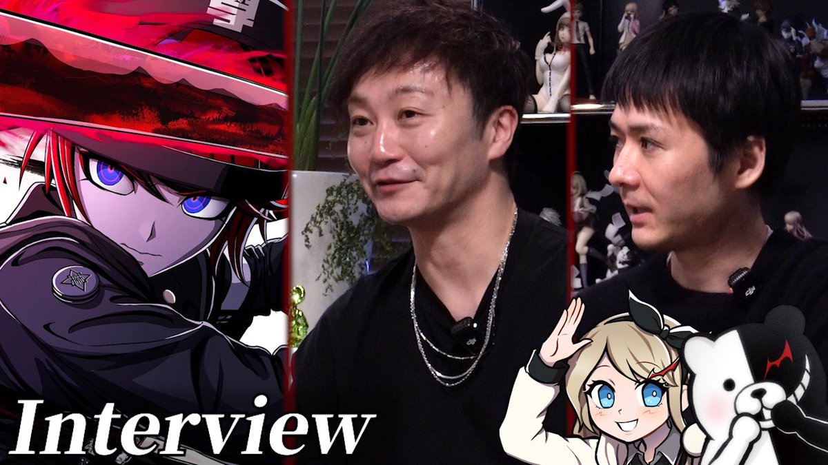 SUPRISE!! While in Japan I had the incredible opportunity to discuss The Hundred Line -Last Defense Academy- and Danganronpa at <a href="/TooKyoGames/">トゥーキョーゲームス</a> with <a href="/kazkodaka/">Kazutaka kodaka/小高和剛</a> and Koizumi Yoichiro!

Interview will premiere on YouTube tomorrow (2/7) at 4pm CT! ✨ youtu.be/Gdkp9qZ_wWs