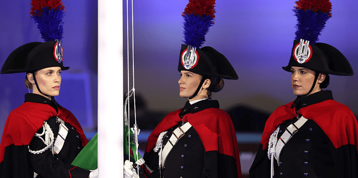 theblaze's tweet photo. Italy minimizes politics during Olympics opening ceremony: 'No woke garbage' https://t.co/59LlXQ1d33 https://t.co/G5Xtutk0uF