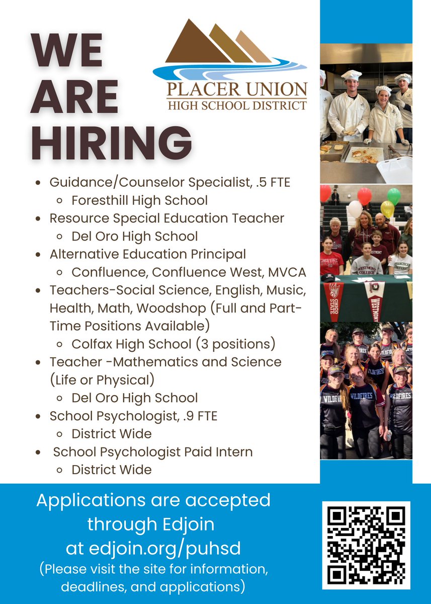 Placer Union High School District tweet media