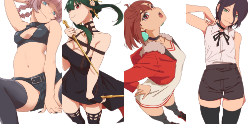 昨年のニーハイキャラ祭り #ニーハイの日 