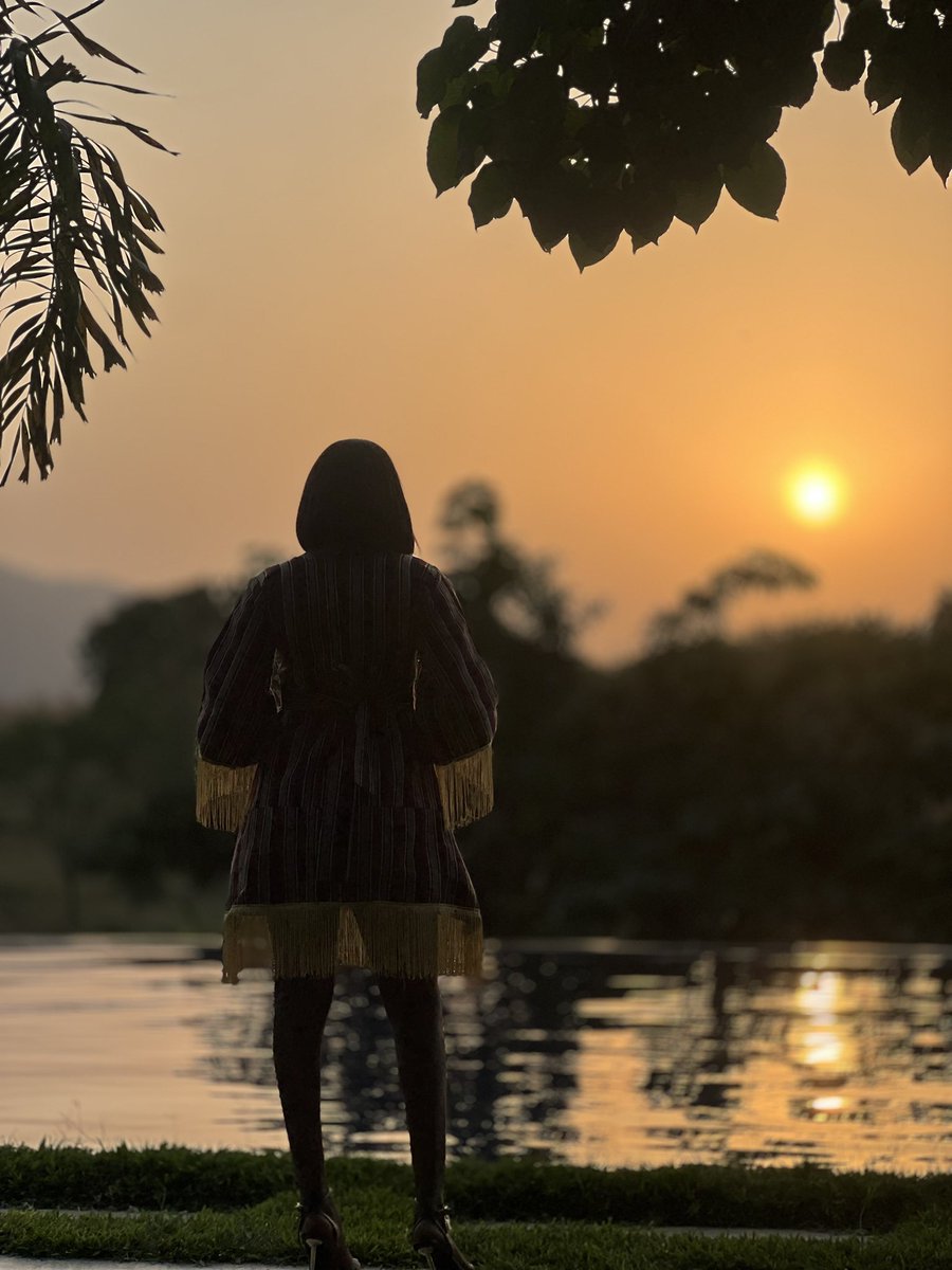 At sunset, she stood by the water as the sky burned gold, capturing not just the light, but the quiet moment when time briefly learned to slow down.

Drop your best Sunset Pic.