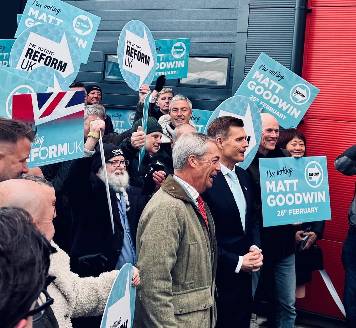 GoodwinMJ's tweet photo. Sometimes, when things are moving at 1000mph you do not get a chance to thank every single activist who comes to help
I wanted to say thank you to all the Reformers who have come to Gorton and Denton to help make history.
Thank you, thank you, thank you https://t.co/QIqxNTo5JE