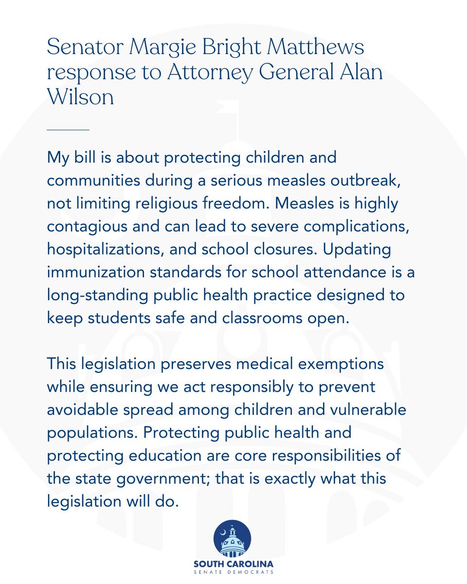 South Carolina Senate Democrats tweet media