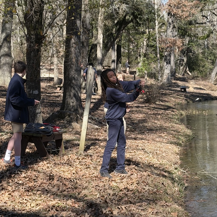 🎣☀️ It was a reel-y great day for fishing at this month’s Fishing Club meeting! Students cast their lines, soaked up the sunshine, and enjoyed some quality time outdoors. 🐟💙