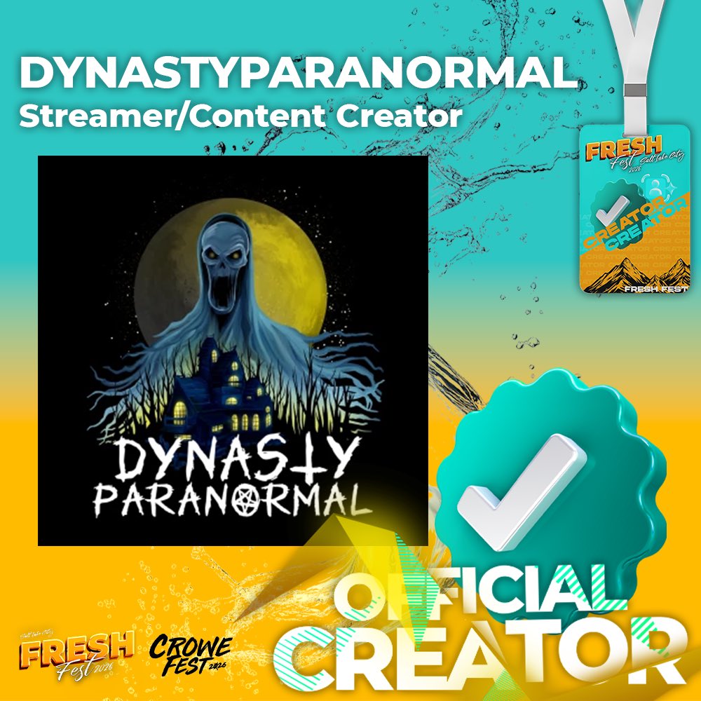 Welp it’s official! <a href="/DrinkFreshenUp/">Freshen Up Energy</a> <a href="/FreshCroweFest/">Fresh Fest ✘ Crowe Fest</a>  
Going to be doing research to find a haunted location in this area! If u are interested in doing a Colab ghost hunt let me know!