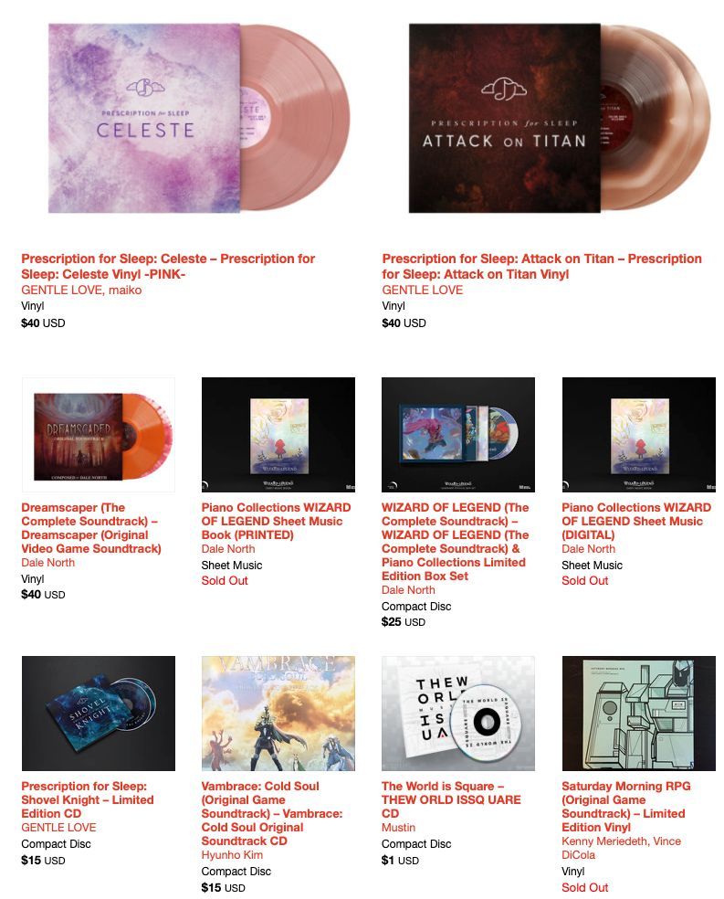 It's Bandcamp Friday, a great time to pick up Scarlet Moon digital and physical music and have more of the proceeds go directly to our artists and label to continue making these releases possible. Check out our catalog: scarletmoonrecords.bandcamp.com #gamemusic #vgm #ScarletMoon