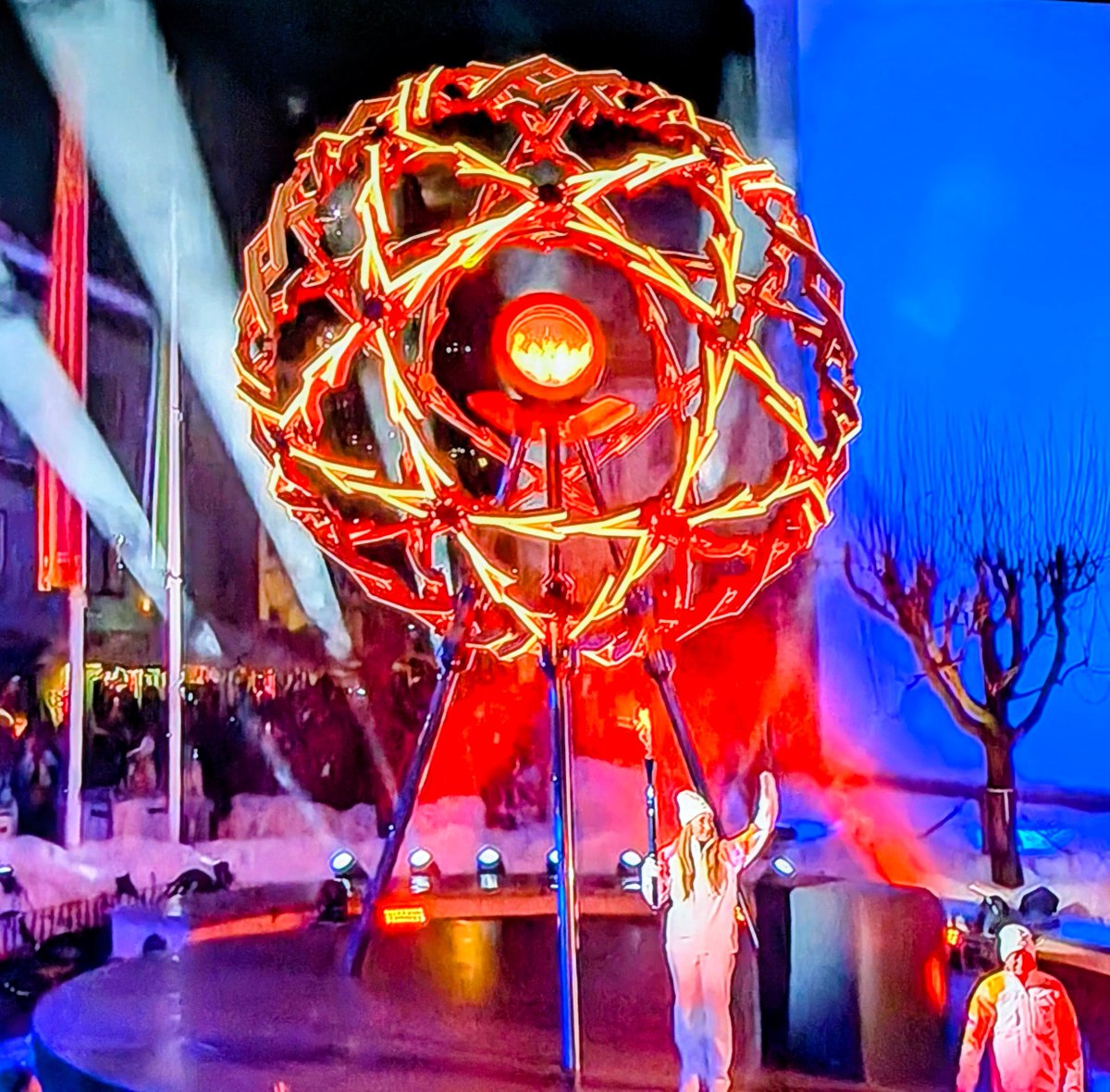 Cool so Italy's Olympic flame is the portal to hell. #Olympics