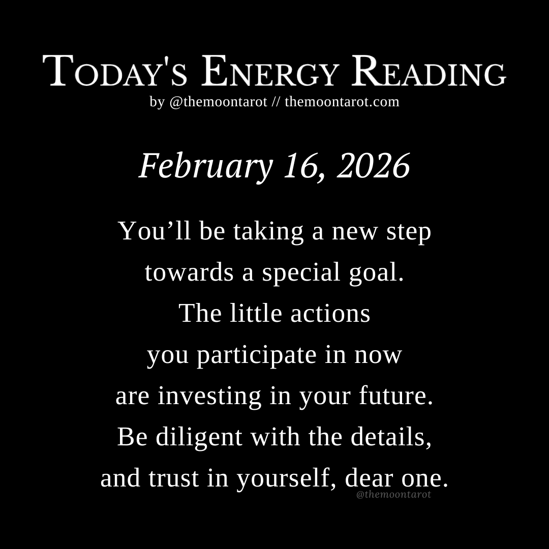 themoontarot_'s tweet photo. Today’s Energy Reading: February 16, 2026 https://t.co/KDtx796IFG