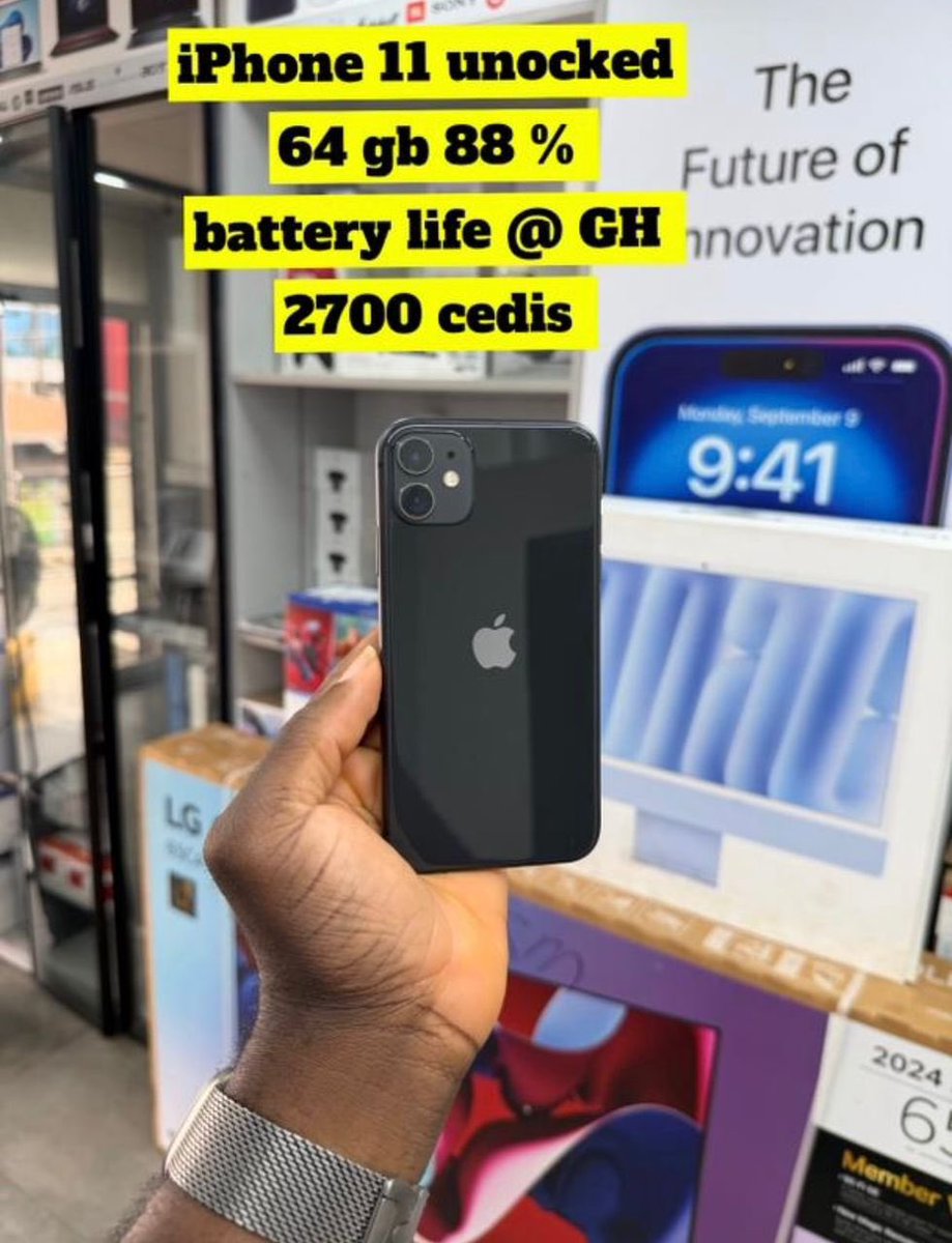 Mr_Deliveri's tweet photo. 🌻🌻🌻

iPhone 11
unlocked
64 gb 
88% battery life 
GH 2700

☎️ 0551386028 ☎️
https://t.co/vVsC0nbMYt

.
.
.

https://t.co/suexhqLOIT https://t.co/cu8XLgnHiX