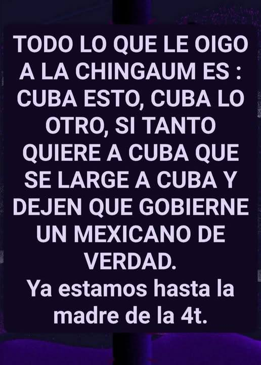 Ya estamos hasta la mother 😠
¡Vayan a joder a otro país y déjenos en paz! 🤨