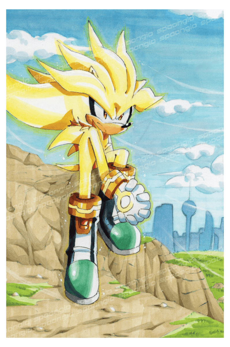 SUPER SILVER!! Commissioned by Pete Capella!! 

I was so fortunate to have this opportunity, be on the lookout for this print at upcoming cons!!