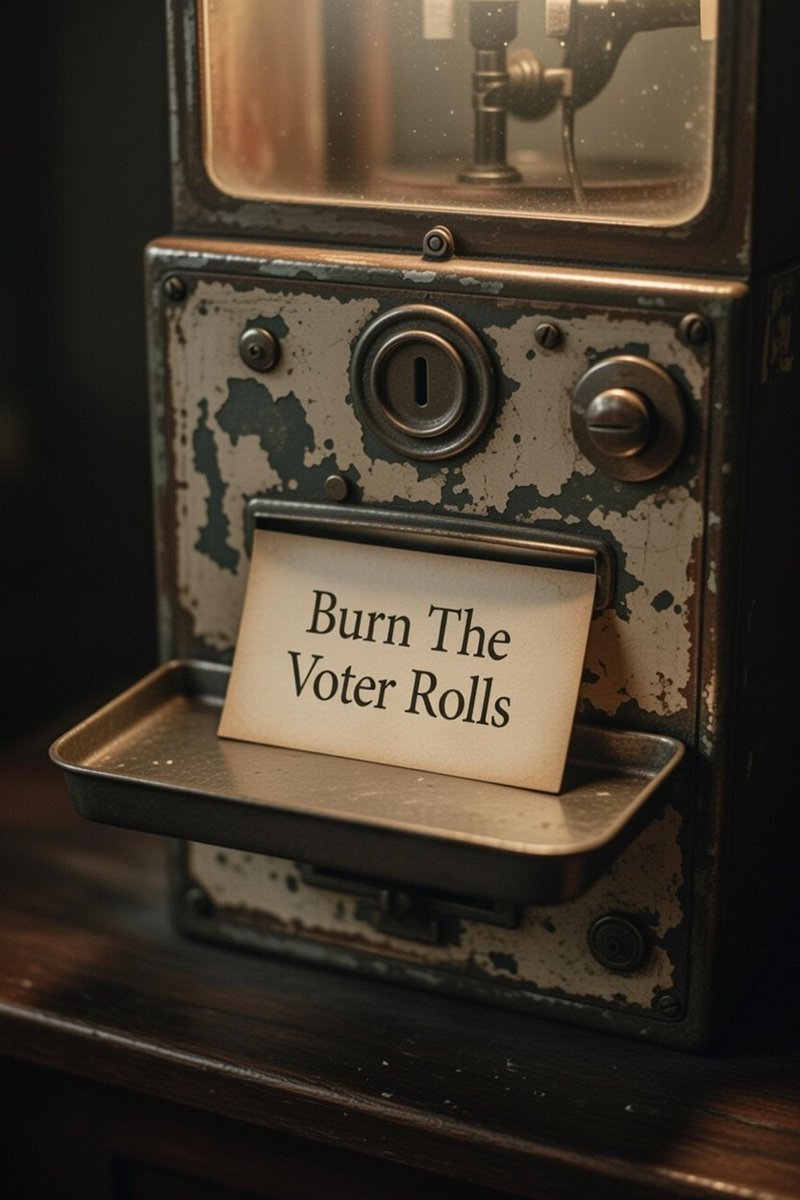 JovanHPulitzer's tweet photo. #BurnTheVoterRolls https://t.co/AU0GBo0I8O