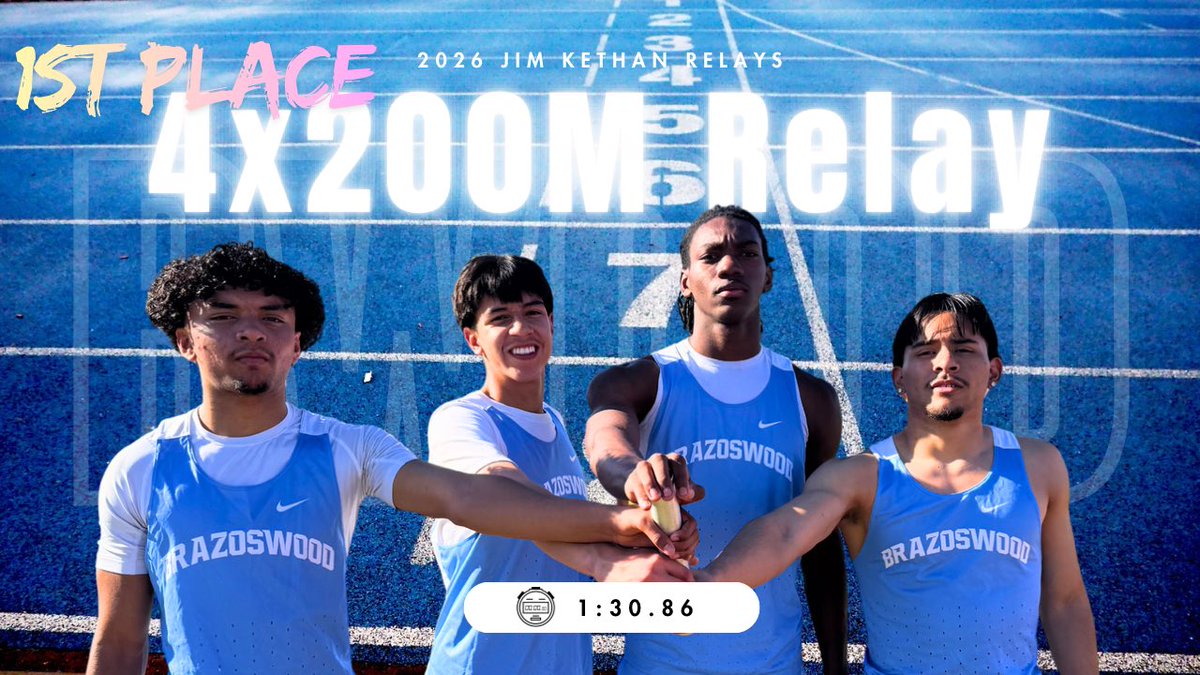 Brazoswood Boys Track and Field tweet media