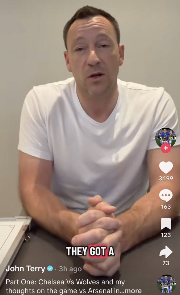 🗣️ John Terry sur la défaite contre Arsenal :

« Je veux juste parler des célébrations d'Arsenal après le match. N'oublions pas qu'il s'agit de la Carabao Cup. Ce n'est pas la finale de la Ligue des Champions. Ils ont fêté ça beaucoup trop à mon goût. Oui, c'est la première coupe