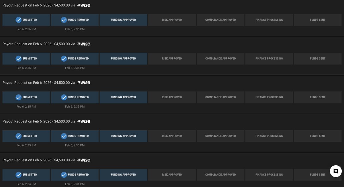 Mrwolf's tweet image. 2026 Payout Thread 🧵

+$22500 Payout#1 requested from @Topstep 
MTD: $22500
YTD: $107900