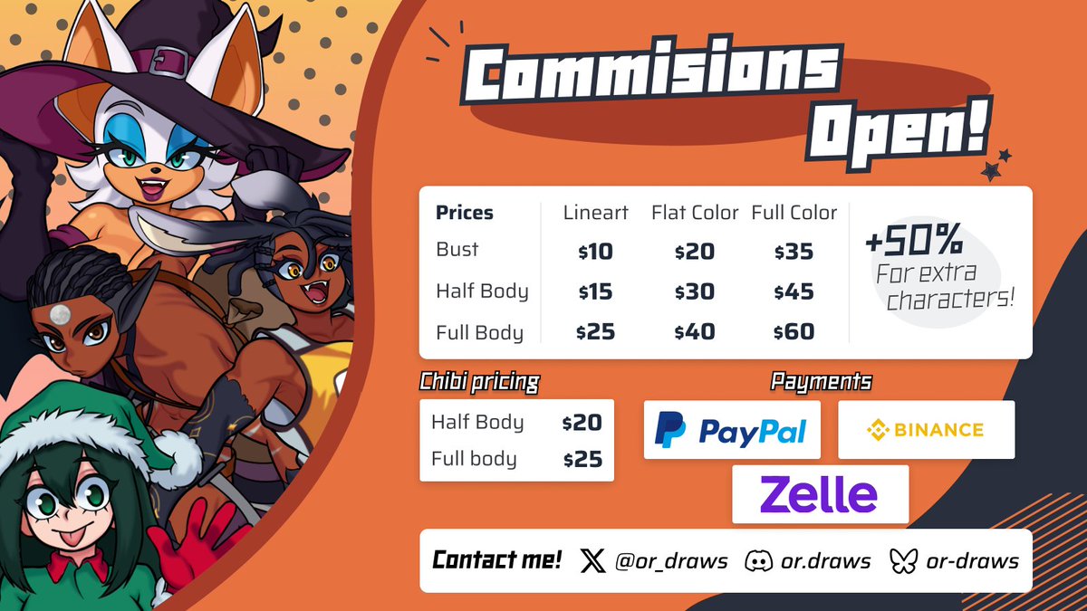 o.r.draws 🇻🇪 COMMS OPEN (4/5) tweet media