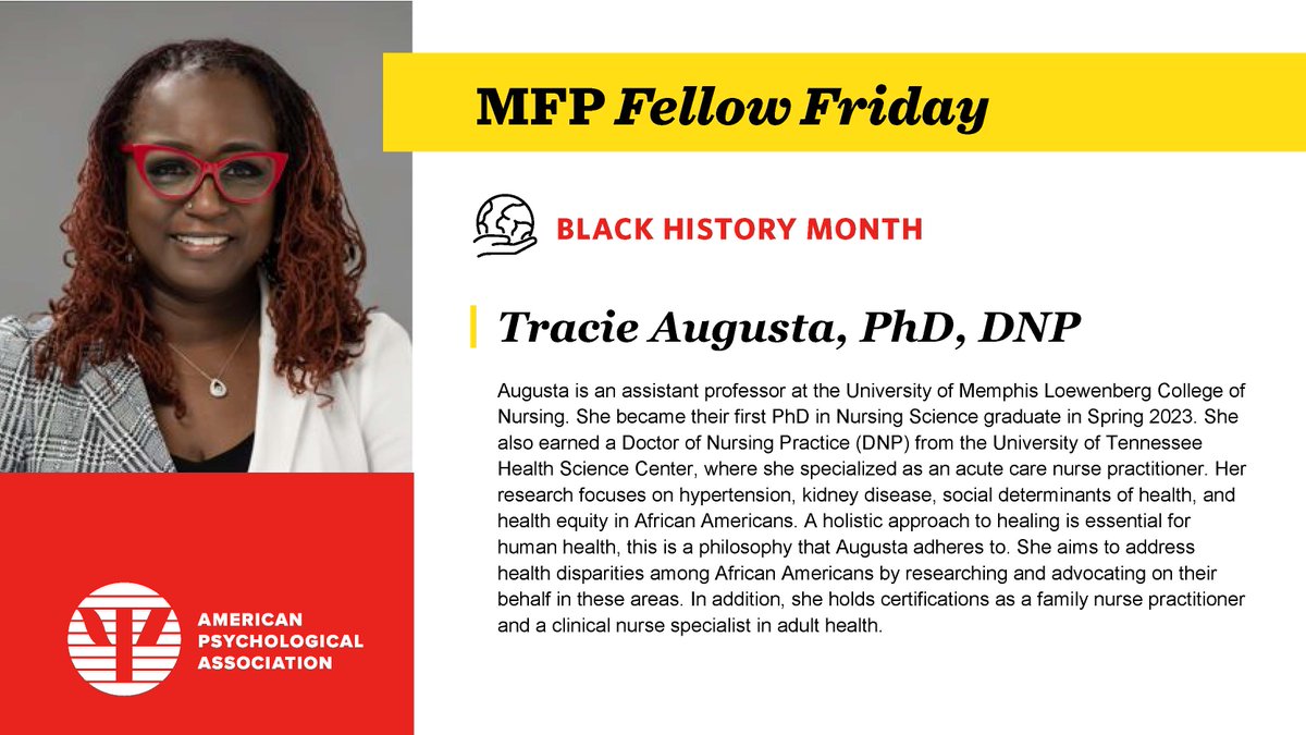 APA Minority Fellowship Program tweet media