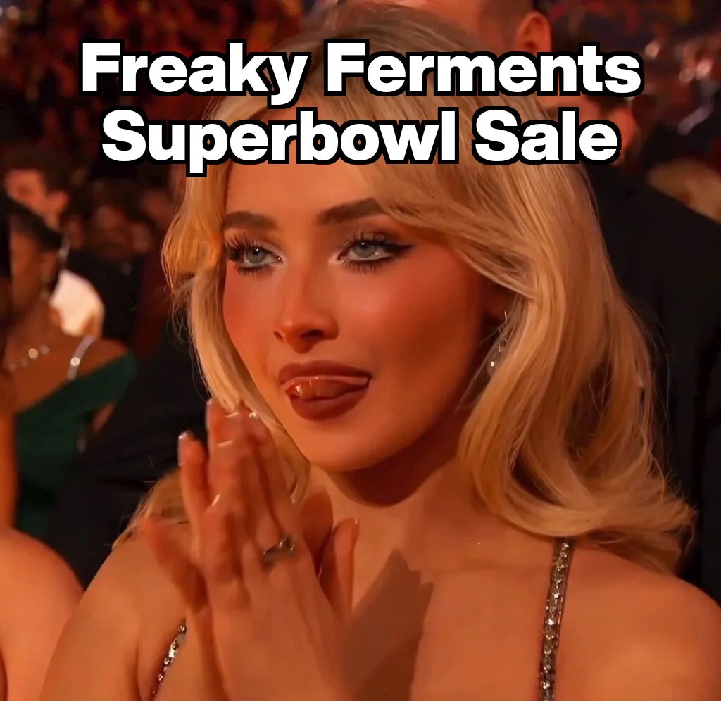 FFerments's tweet photo. It's that time again 🏈🔥

Shop our website right now for 20% off, no code needed. Great time to stock up before Valentine's Day too. https://t.co/IYARXdE7QD

#hotsauce #superbowllx #valentinesdaygift #freakyferments https://t.co/BV3t5t72lb