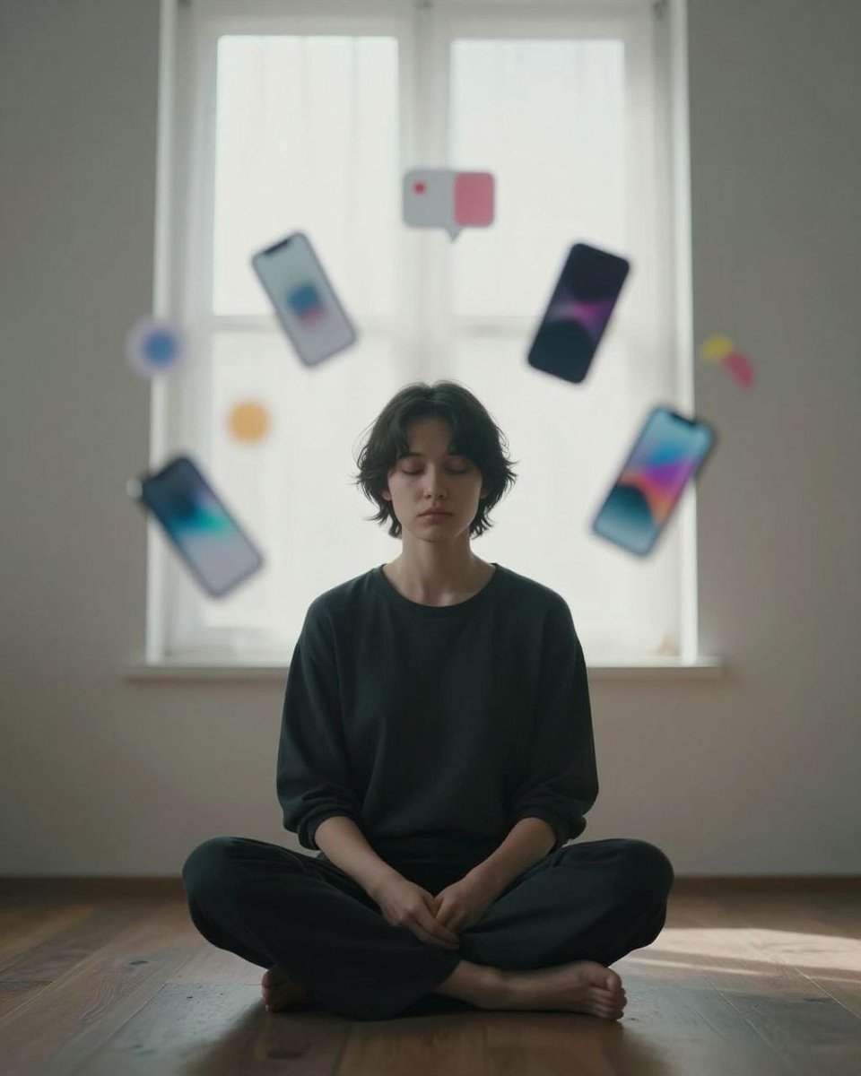 معظم الناس لا ينقصهم الذكاء… ينقصهم الانتباه.
الوعي ما ينهار فجأة، بل يُستنزف يومًا بعد يوم:
إشعارات، وخوف دائم من فوات شيء ما.
الشخص الواعي ليس من يعرف أكثر… بل من يعرف متى يقطع الضجيج ومتى يوجّه انتباهه بقرار
ما لا تتحكّم في انتباهك، سيتحكّم فيك.
#وعي #انتباه #تركيز #نمو_ذاتي