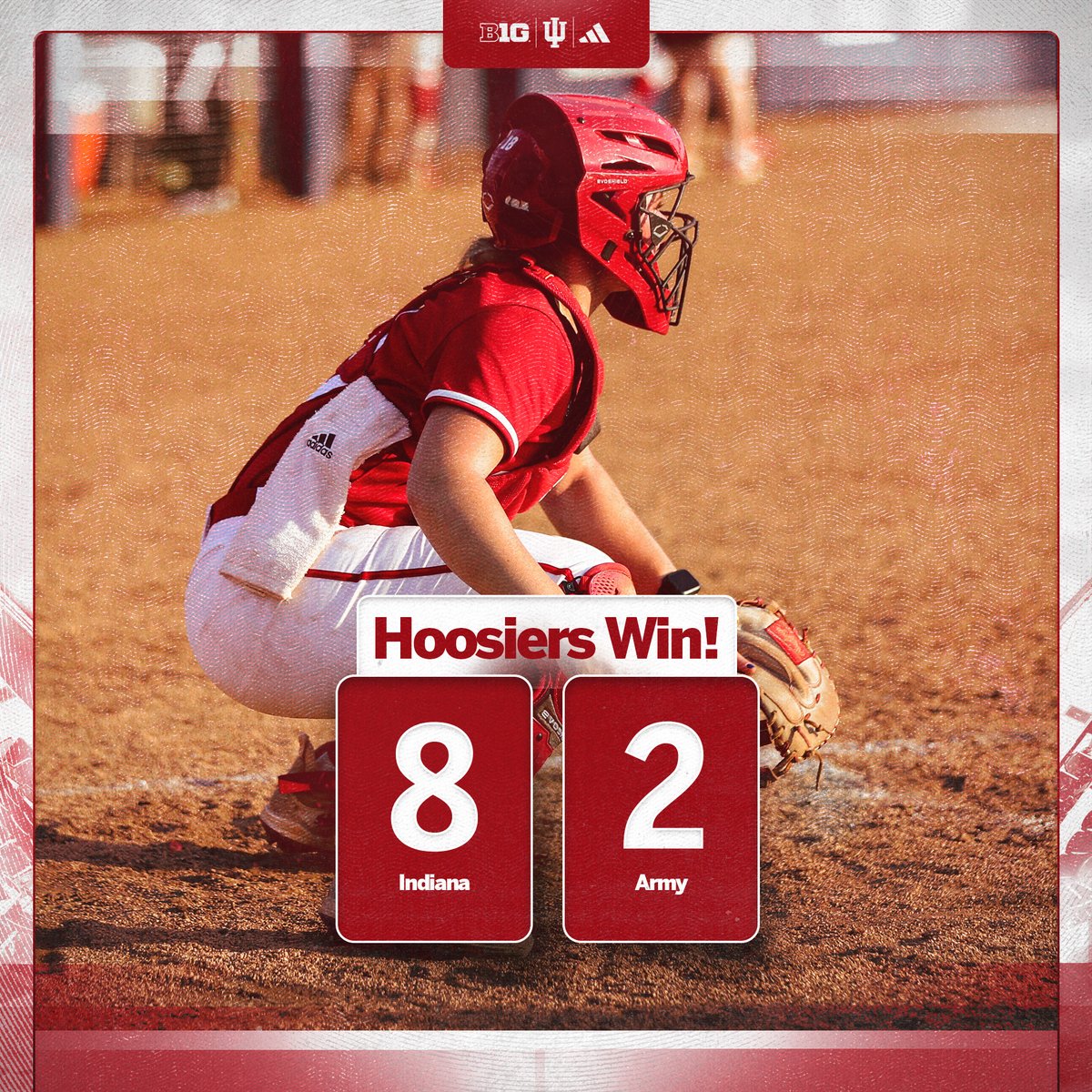 IndianaSB's tweet photo. That's a Hoosier W! ⚪️🔴 https://t.co/eFFGevZV8u