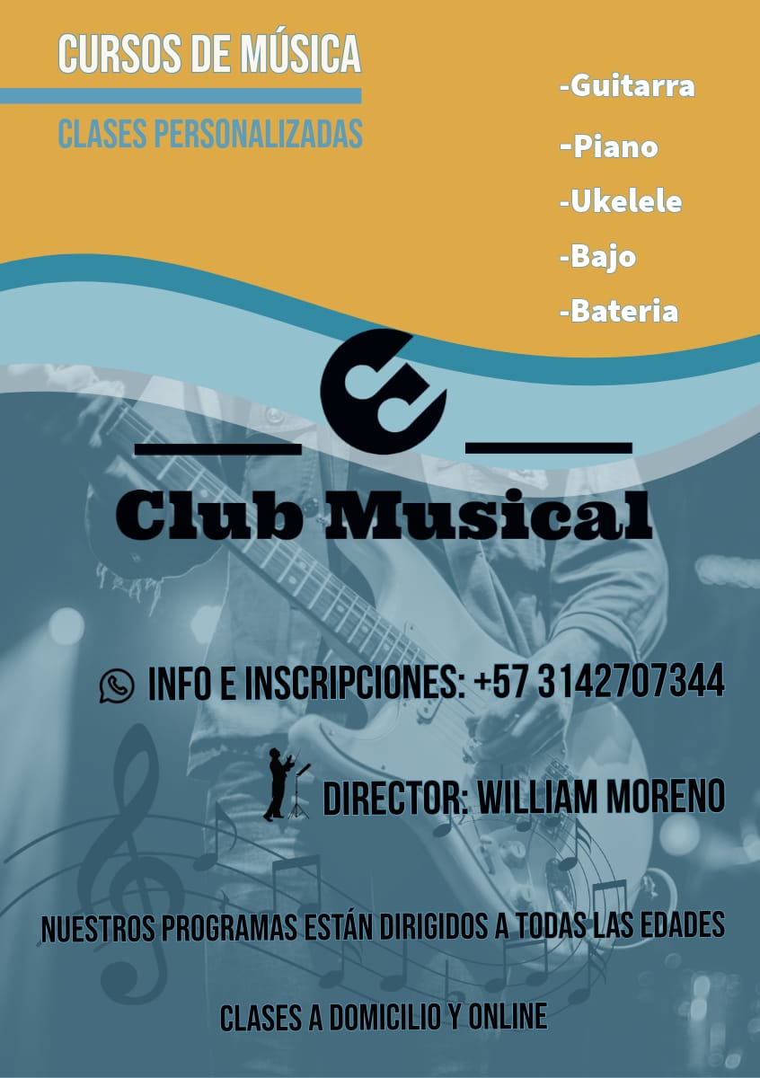 Willifm's tweet photo. Inscripciones abiertas 🎸 🎹 https://t.co/3STnRCty8L