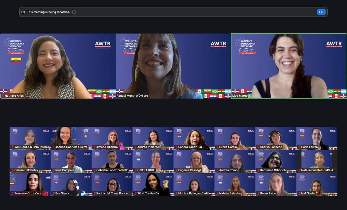 Today, we are proud to officially launch the Women’s Political Leadership Program for Latin America and the Caribbean: “Ask a Woman to Run.”

I am honored to be among the women from different countries who will take part in this international training—an initiative aimed at