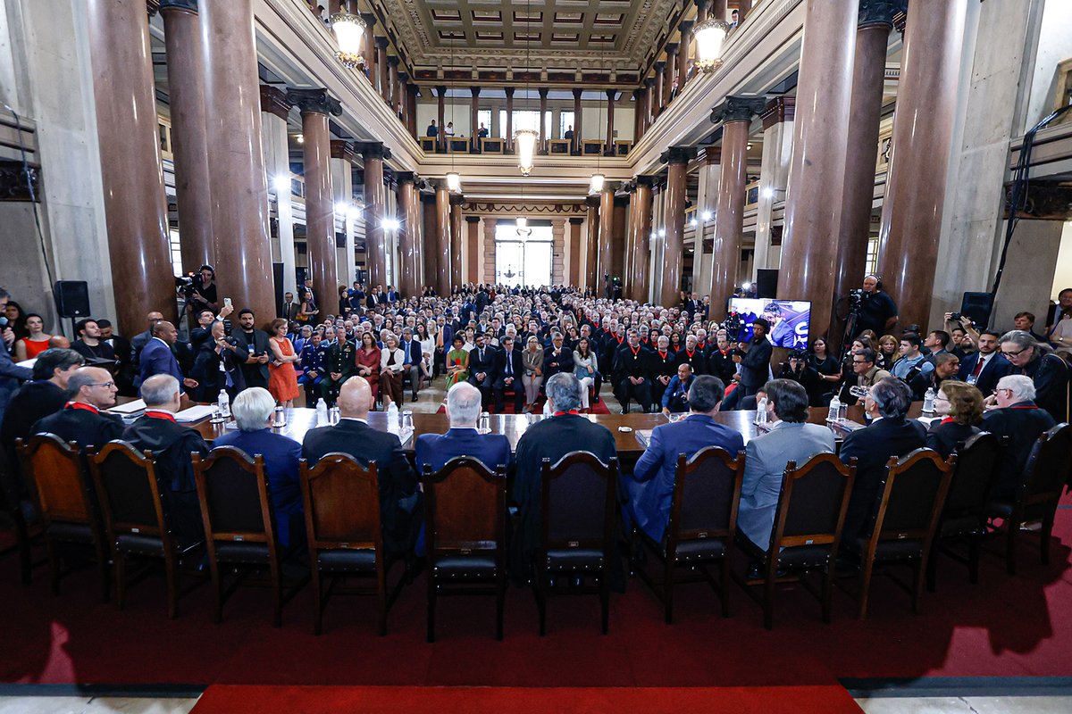 TJSPoficial's tweet photo. TJSP realiza Abertura do Ano Judiciário e posse solene de integrantes do CSM, da EPM e da Ouvidoria: https://t.co/8zIz694kBr #PosseSolene #CSM #EPM #Ouvidoria #Biênio26_27 #RedesSociaisTJSP #SocialMedia #MídiasSociais https://t.co/ozUamgP7qC
