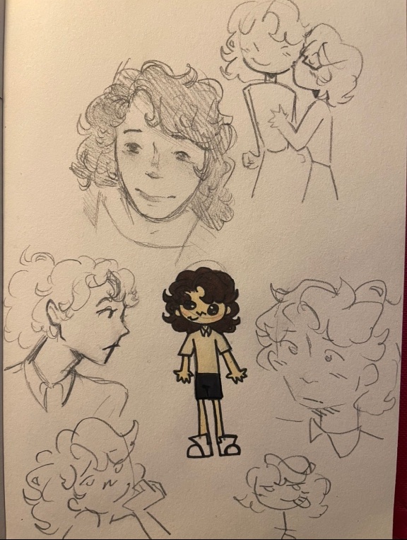 DumbPotato08's tweet image. Lilly doodles and bad loonysnail sneak