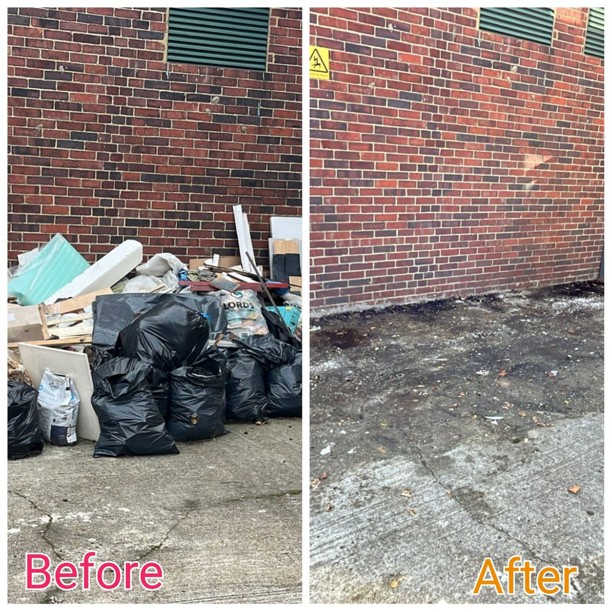 Quickwasters1's tweet image. Before: waste building up 🚯
After: spotless finish ✨👌
Quick Wasters — stress-free clearances done right 🚛💨
.
.
.
.
.
#QuickWasters #BeforeAndAfter #WasteRemoval #JunkClearance #EcoClearance #HouseClearance #GarageClearOut #GardenClearOut #SameDayService