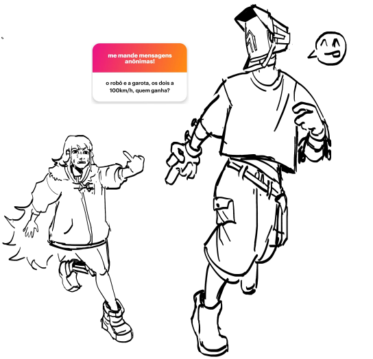 _isistente's tweet image. Roboris ganha, o 100km/h dele é mais rápido

#oc #ocart #digitalart